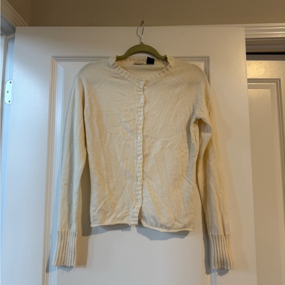 VINTAGE Arizona Jean Company Cream Women's Cardigan - Picture 1 of 5
